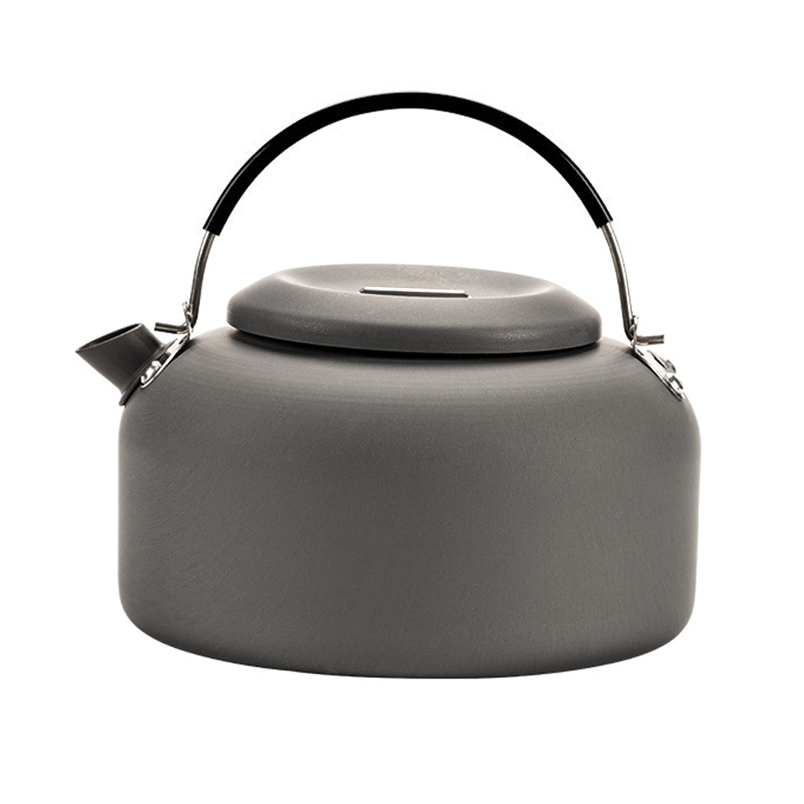 0.8L/1.4L Lightweight Aluminum Camping Kettle - Portable Tea & Coffee Pot for Hiking, Backpacking, RV Trips - Electric & Stovetop Compatible (Red) - Perfect for Outdoor Adventures & Emergency Preparedness