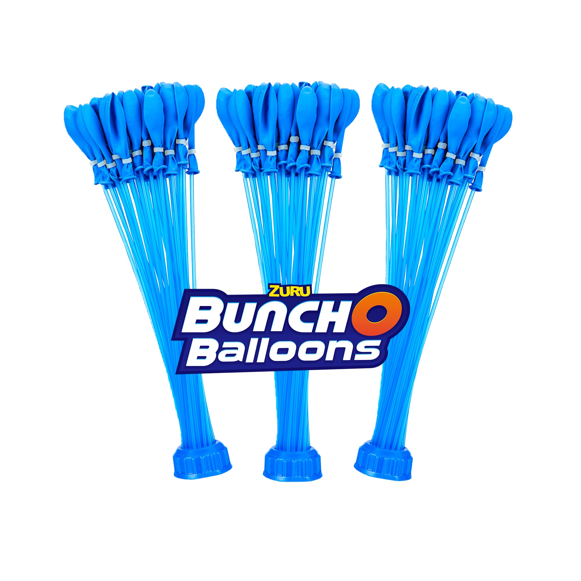 Bunch O Balloons – Instant Water Balloons – Blue (3 Bunches – 100 Total) – Perfect for Summer Parties, Kids' Activities, and Outdoor Fun