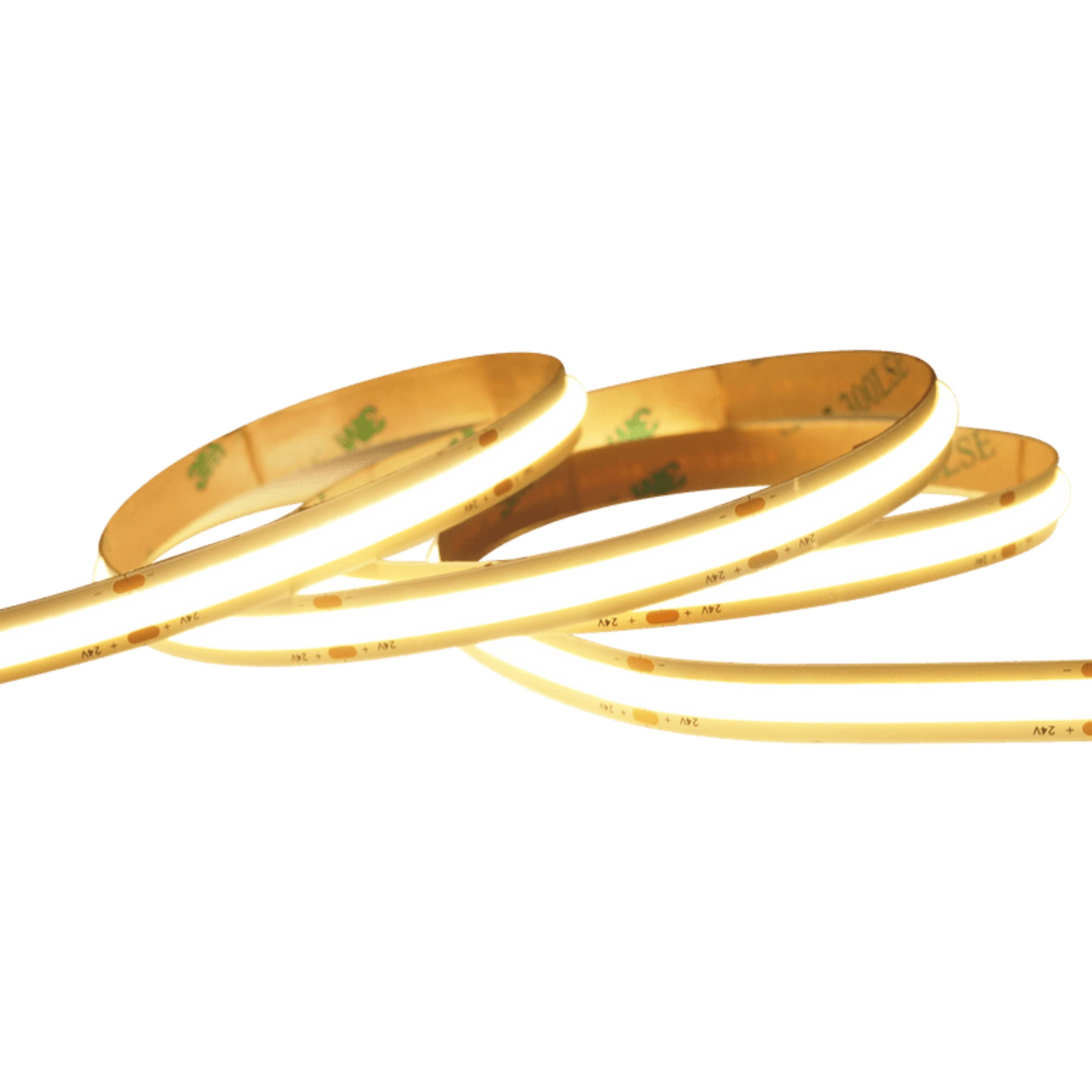 High Brightness 24V COB LED Strip Lights - 90W, 520ft, 1700 Lumens, CRI 93+, Dimmable Warm White 3000K for Bedroom, Kitchen, Under Cabinet & DIY Lighting | Perfect for Home Decor, Accent Lighting and Commercial Spaces