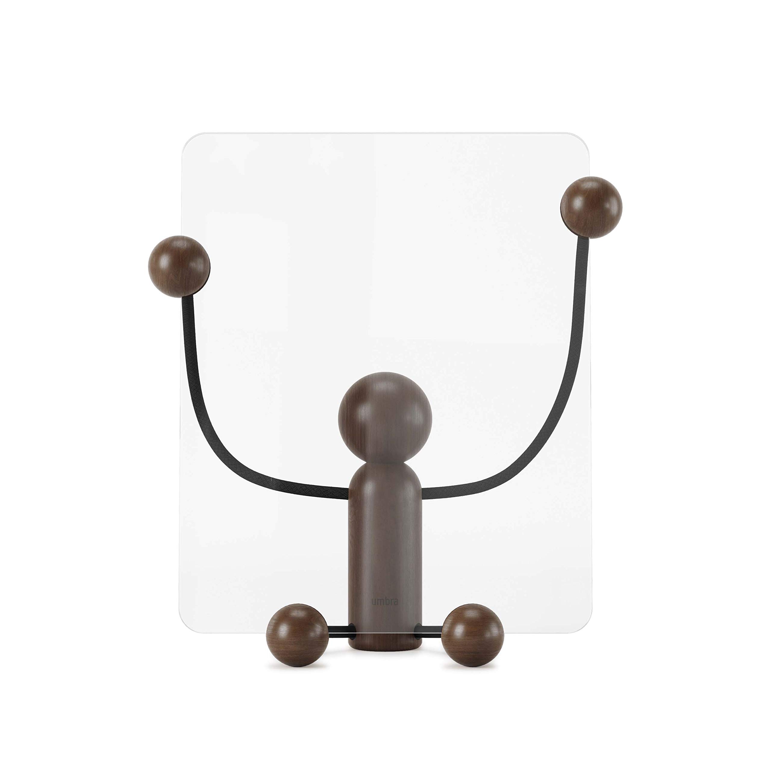 Umbra Woody 8x10 Walnut Picture Frame - Perfect for Home Decor, Office Display & Photo Gifts
