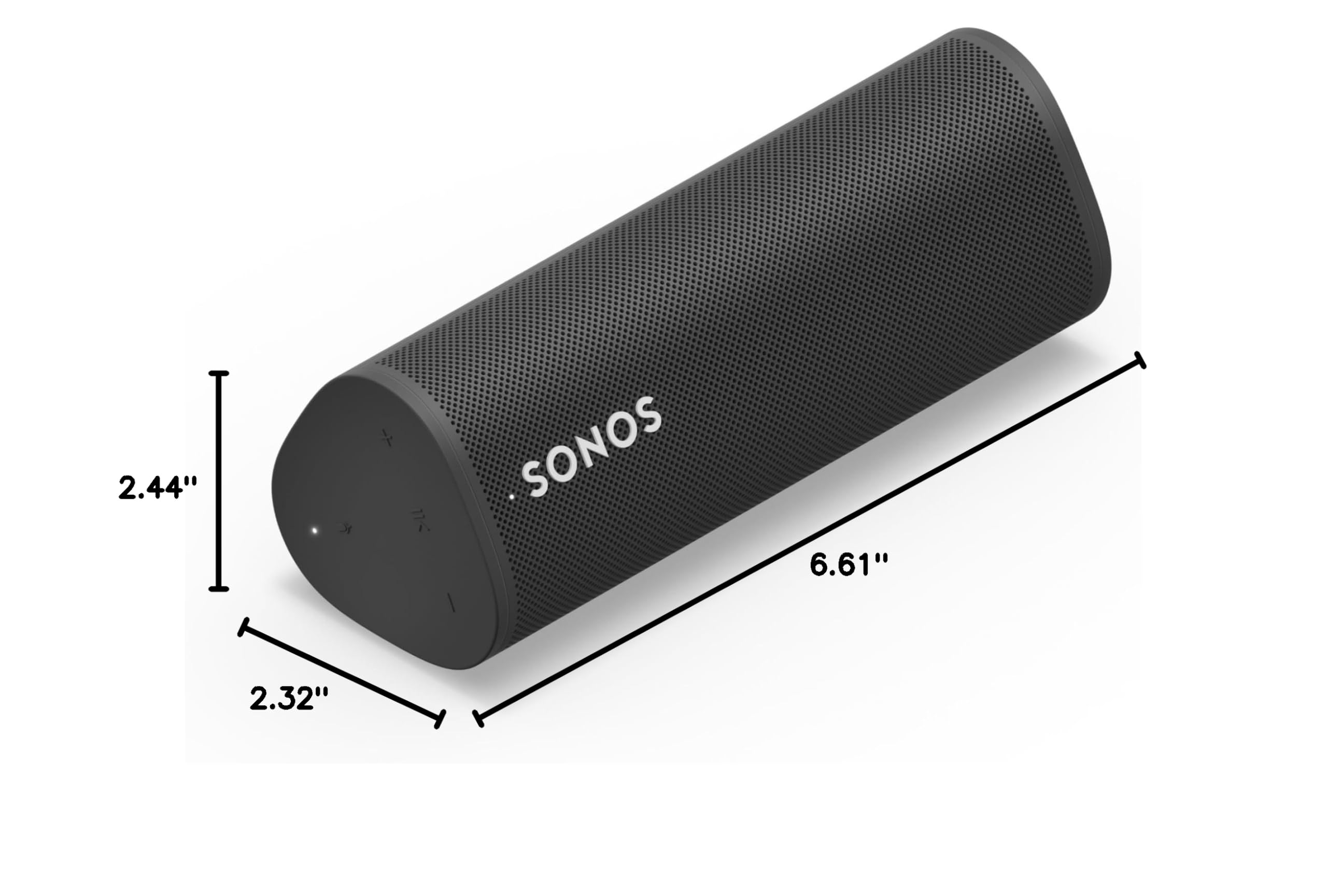 Sonos Roam & Wireless Charger Bundle - Ultra Portable Waterproof Bluetooth/WiFi Smart Speaker - Perfect for Travel, Outdoor Adventures & Home Use