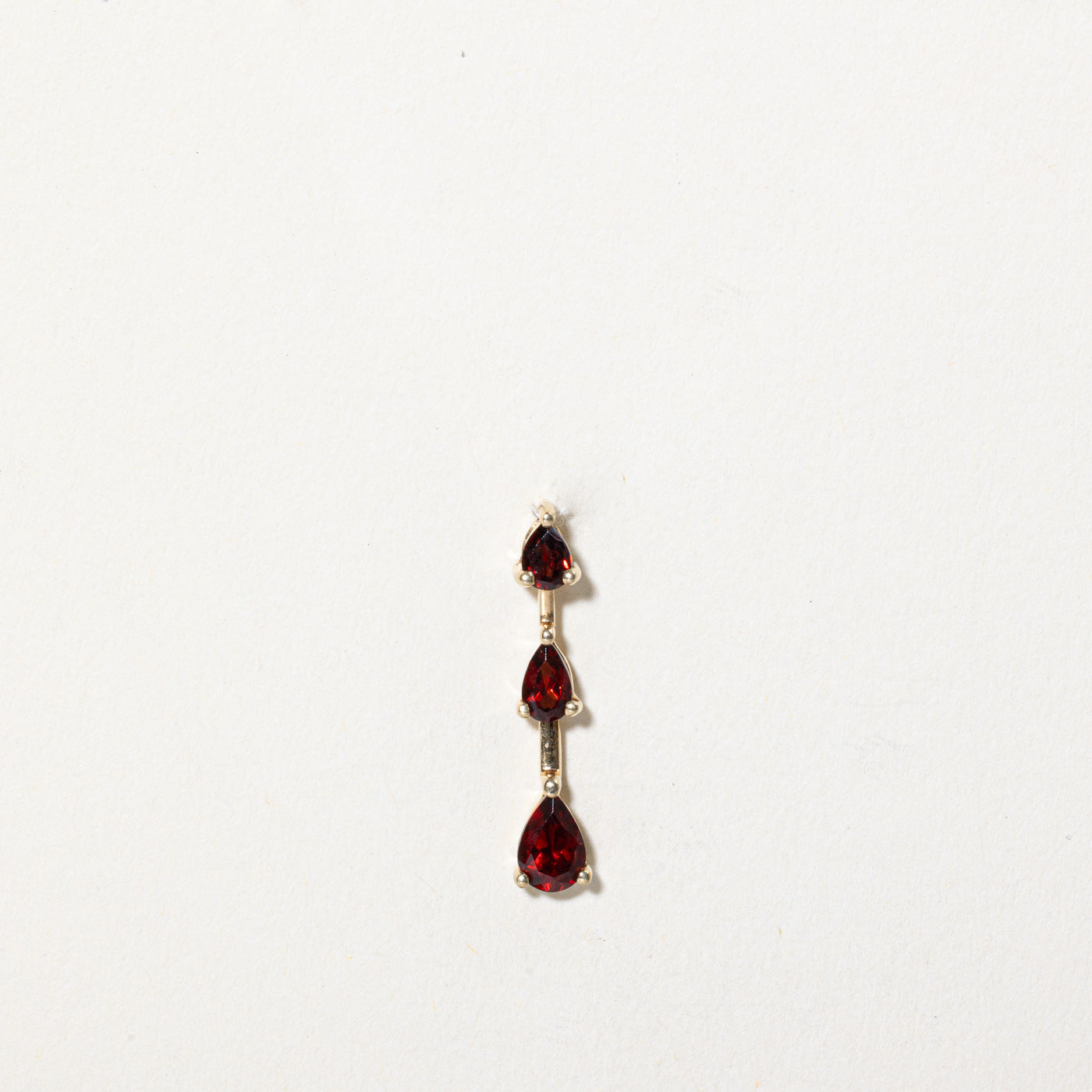 1.00ctw Genuine Garnet Drop Pendant Necklace for Women - Elegant Birthstone Jewelry Gift for Christmas, Anniversary & Special Occasions