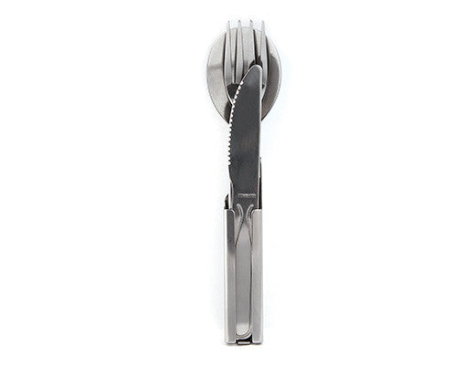 Premium Camping Utensil Set - Lightweight, Durable Stainless Steel Fork, Knife & Spoon for Outdoor Adventures - Perfect for Hiking, Backpacking & Picnics