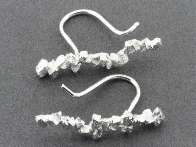 Druzy Post Earrings in Sterling Silver | Elegant Stud Earrings for Women | Perfect for Everyday Wear & Special Occasions