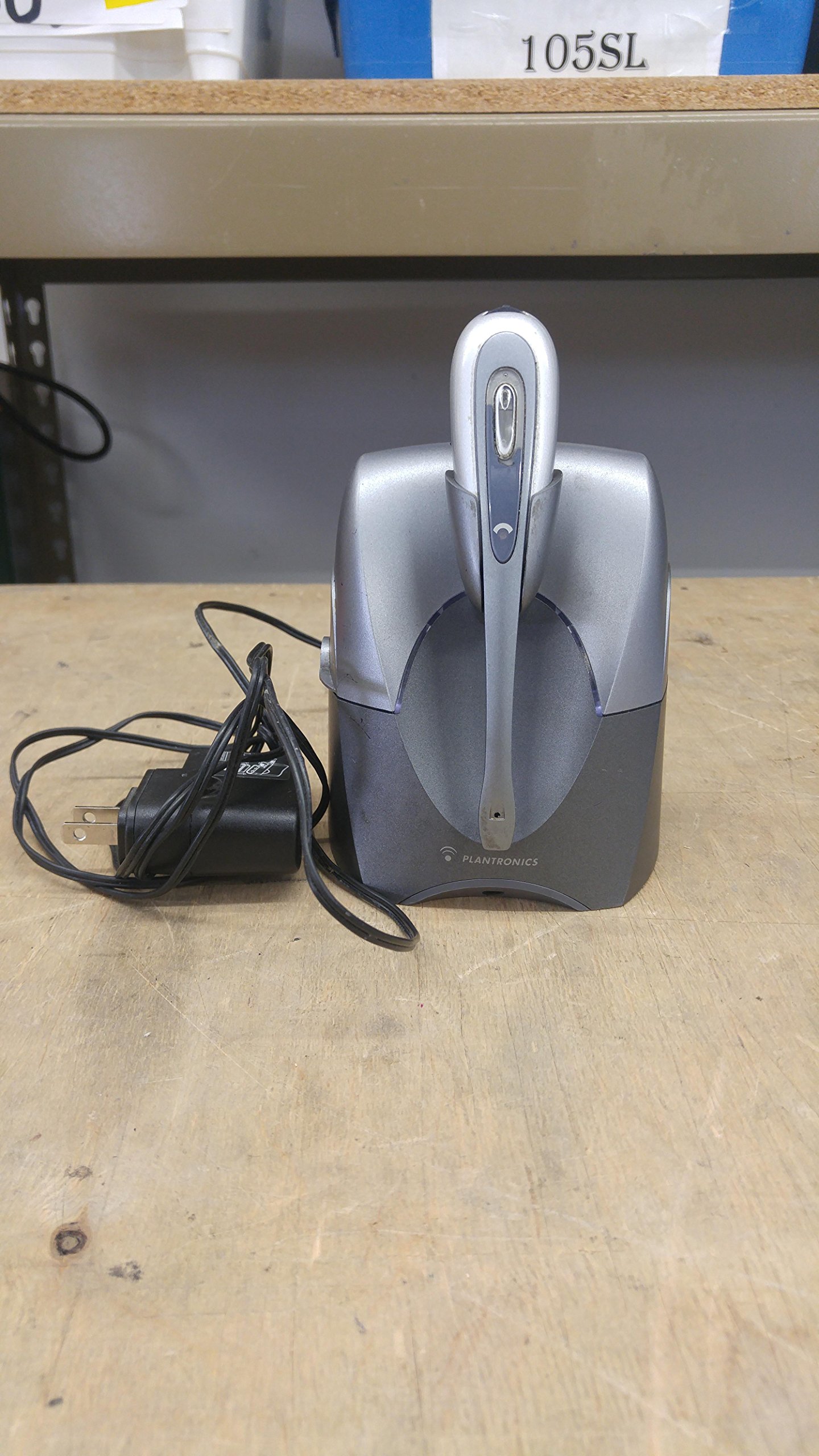 Plantronics CS55 Wireless Headset - Comfortable Bluetooth Headset with Noise Cancelling Mic for Office, Call Center & Remote Work (Black)