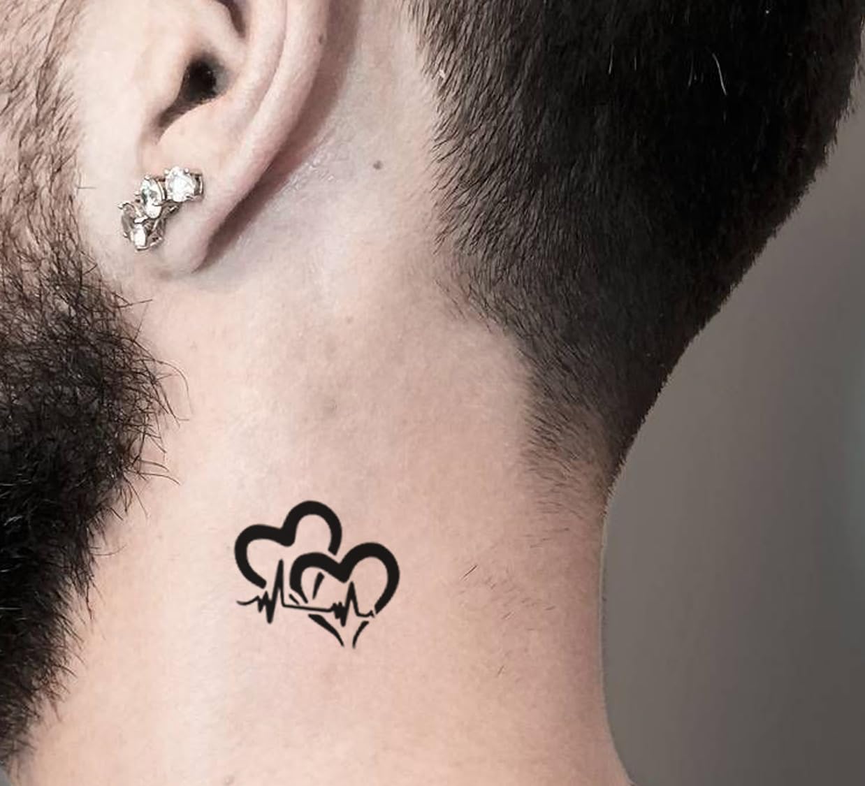 Waterproof Temporary Tattoo Stickers for Men & Women - 3D Realistic Flowers, Butterflies, Stars, Angels, Wolves & Armband Designs (60mmX105mm) | Perfect for Parties, Halloween Costumes & Body Art