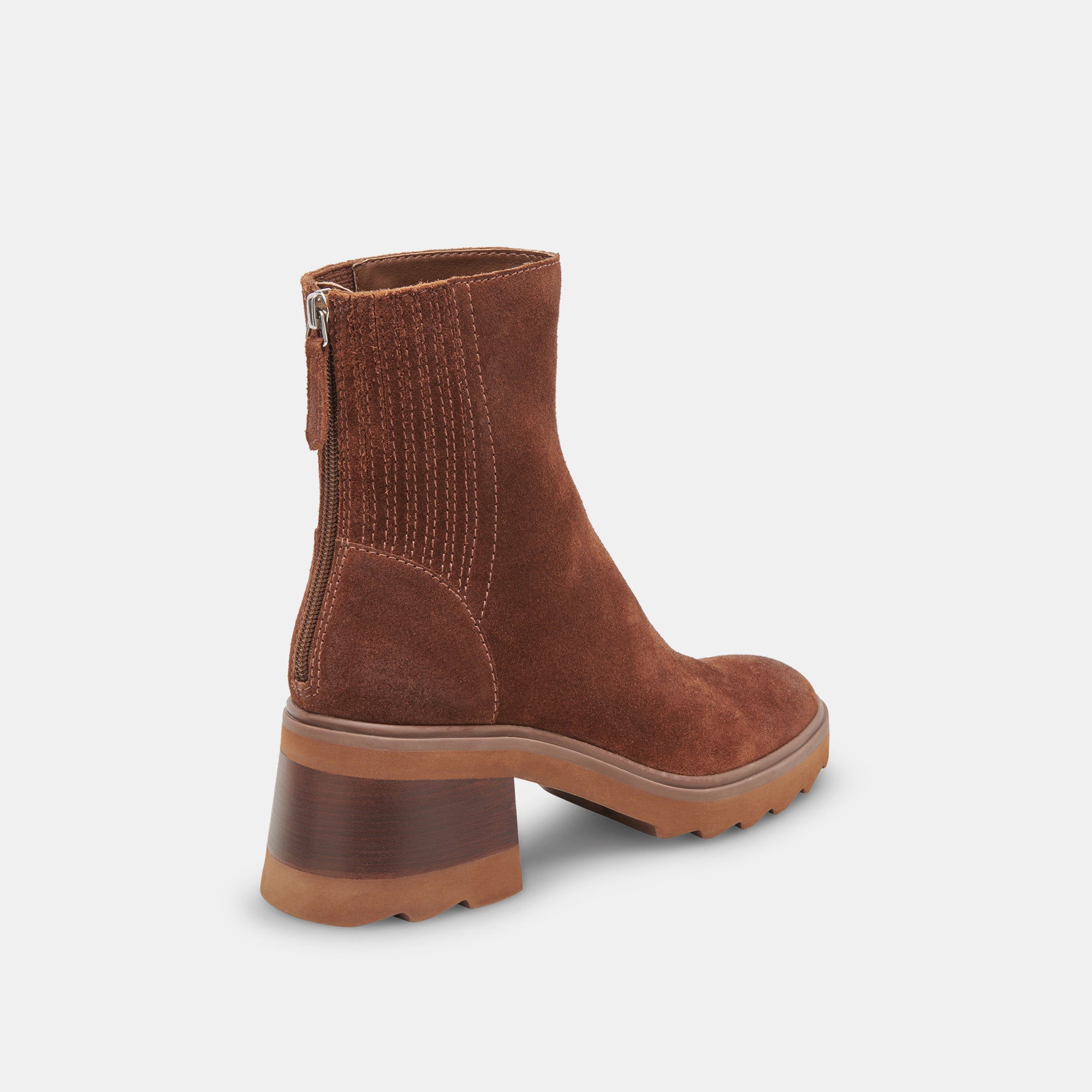 MARTEY H2O Wide Calf Boots in Cocoa Suede - Waterproof Winter Boots for Women, Comfortable Wide Width Riding Boots for Outdoor, Work & Casual Wear