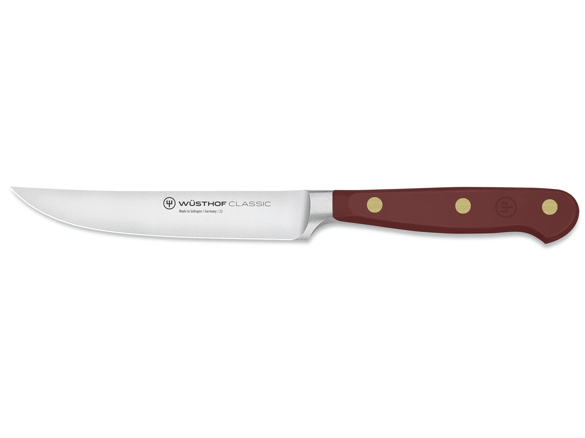 WÜSTHOF Classic 4-Piece Steak Knife Set with Sumac Handle - Premium German Steel for Perfect Slicing - Ideal for Steak Dinners, BBQ Parties & Gourmet Cooking