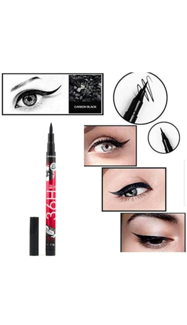 Professional Cosmac Makeup Kit for Women & Girls - 6-Piece Set with Foundation, Blender, Highlighter, Blusher, Eyelashes & Eyeliner | Perfect for Everyday Makeup, Special Occasions & Professional Use