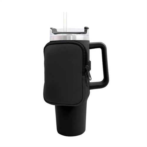Neoprene Water Bottle Holder for Stanley Quencher 40oz & 20oz - Insulated Sleeve for Adventure, Hiking, Gym & Outdoor Activities