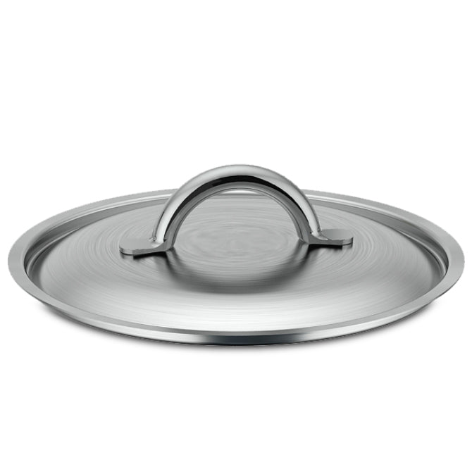 DeBuyer Prim Appety Lid - Premium Stainless Steel Pan Cover for Cooking & Baking - Perfect for Frying Pans, Saucepans & Skillets - Ideal for Home Kitchen & Professional Chefs