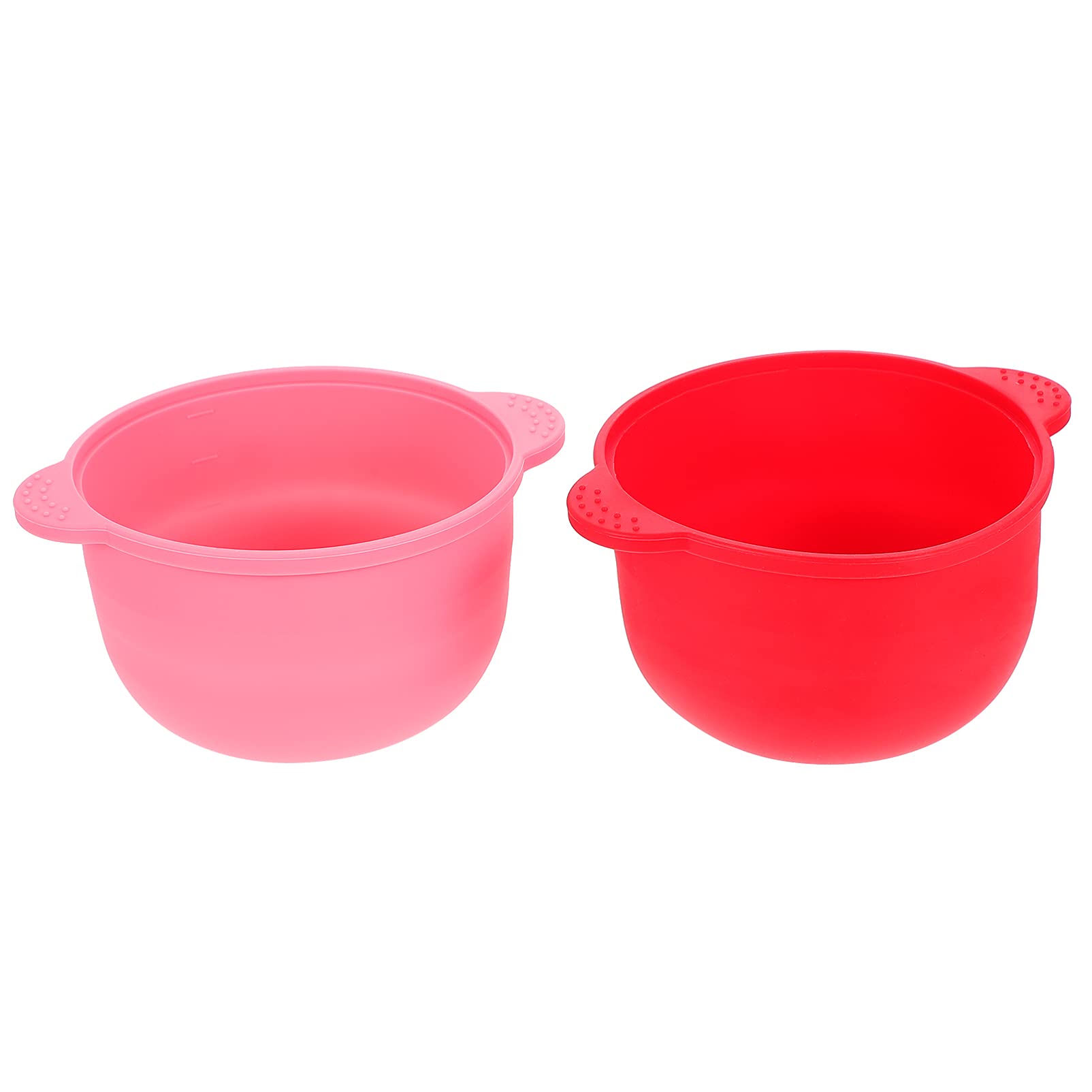 FRCOLOR 6-Piece Nonstick Wax Warmer Replacement Bowl Set - Hair Removal Waxing Kit with Folding Dye Bowls & Spatula | Perfect for Salon, Spa & At-Home Hair Removal