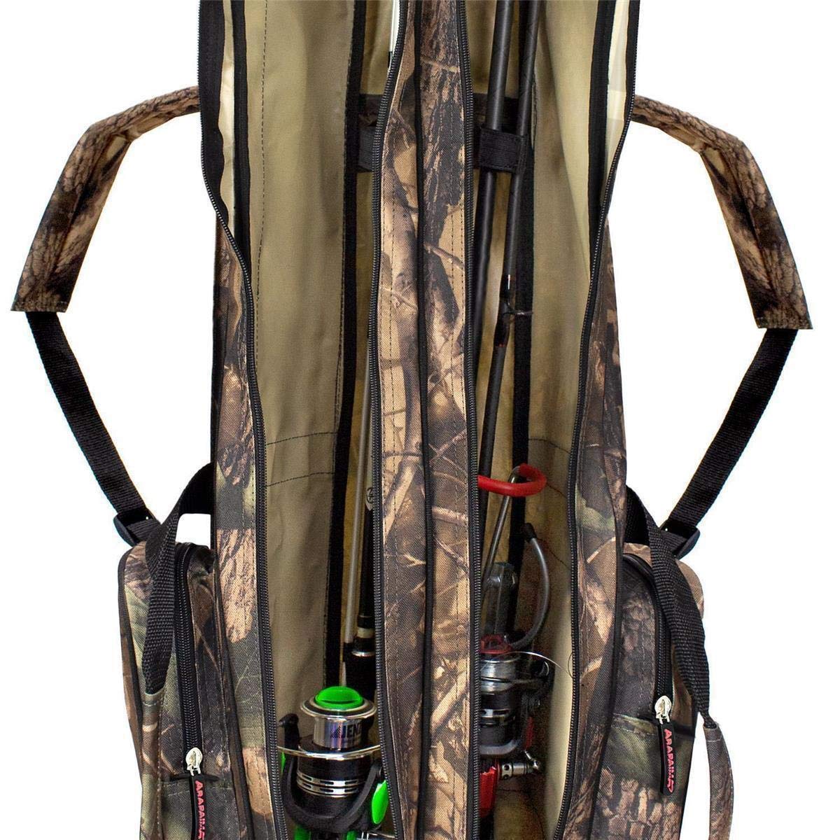 Arapaima Fishing Rod Sheath Cover Bag - Durable 4, 6 or 8 Rod Protector for Fishing Tackle & Accessories | Waterproof Carry Case for Travel & Storage | Ideal for Boat, Kayak & Shore Fishing Trips
