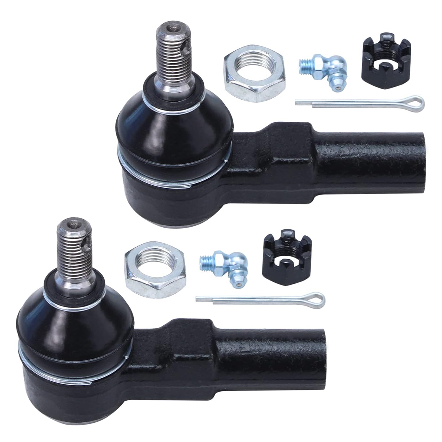 Detroit Axle - 8pc Front Suspension Kit for 2001-2004 Toyota Tacoma RWD | Stabilizer Sway Bars, Outer Tie Rod Ends, Lower & Upper Ball Joints Replacement | Perfect for Off-Roading, Daily Commuting & Truck Maintenance