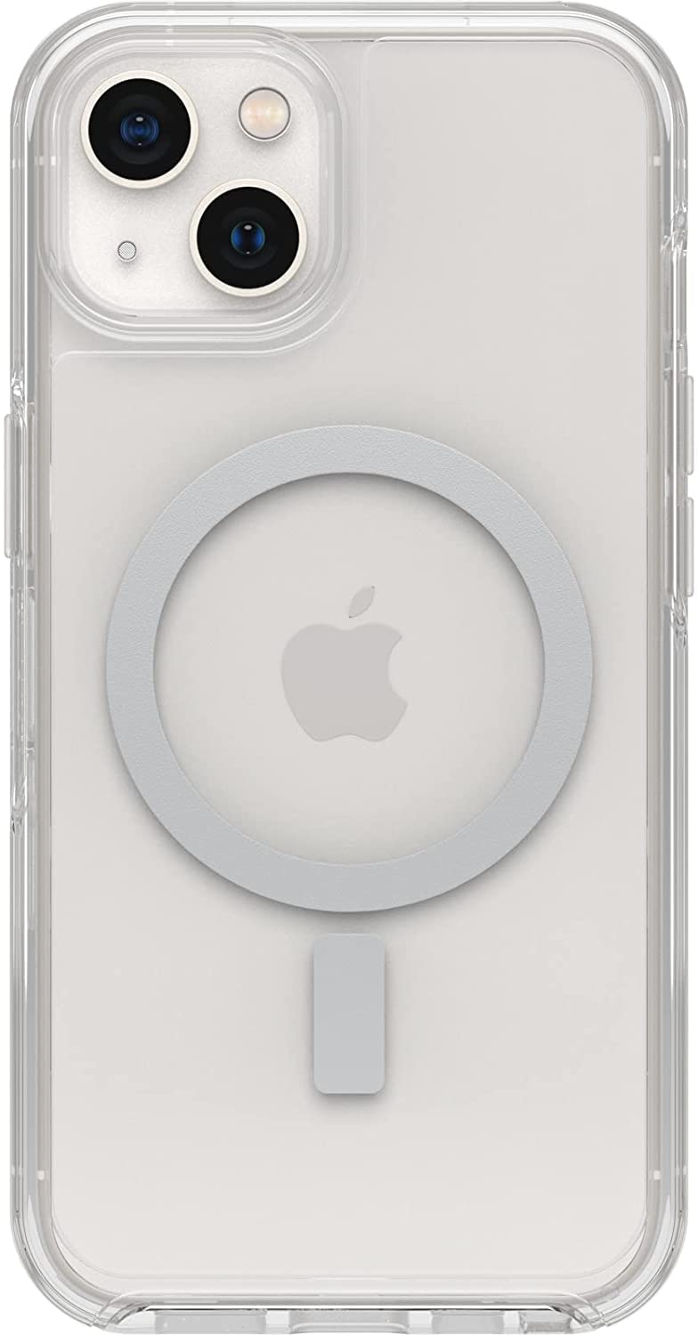 OtterBox Symmetry Series MagSafe Compatible Clear Antimicrobial iPhone 13 Case - Slim Protective Cover for Everyday Use, Work & Travel - Non-Retail Packaging (Not for Mini/Pro/Pro Max)