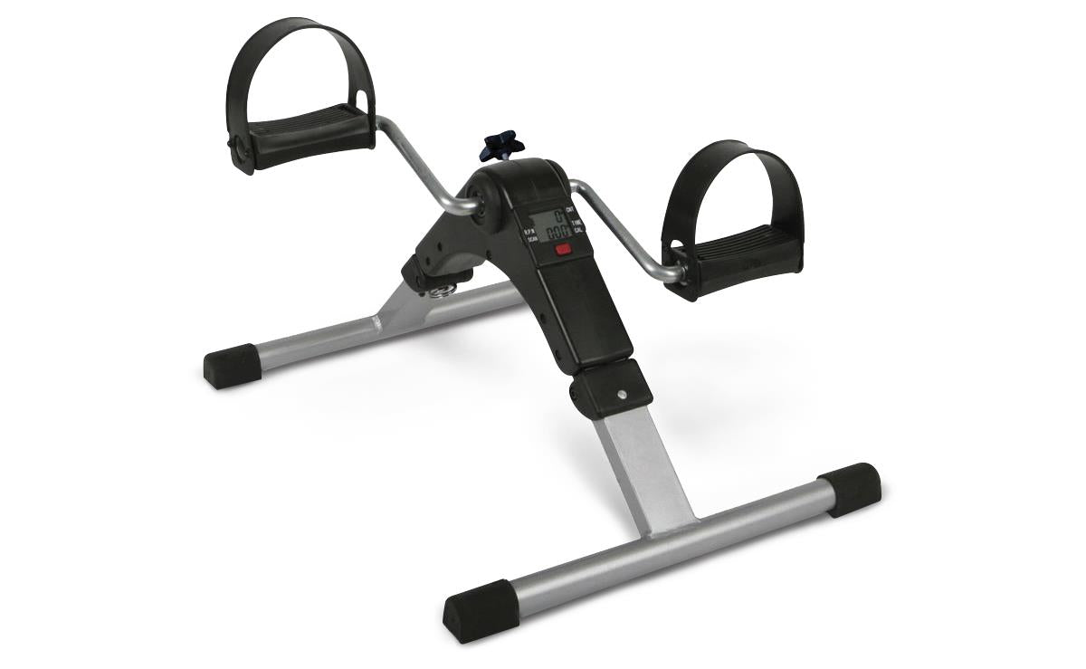 Portable Under Desk Bike Pedal Exerciser - Compact Mini Exercise Bike for Home & Office - Improve Fitness & Circulation - Perfect for Workouts, Rehab & Sedentary Lifestyles