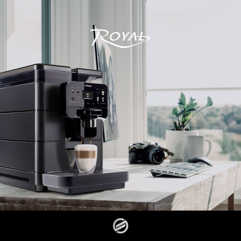 Saeco Royal OTC Espresso Machine - Professional Barista-Grade Coffee Maker for Home & Office Use | Perfect for Espresso, Cappuccino & Latte Lovers
