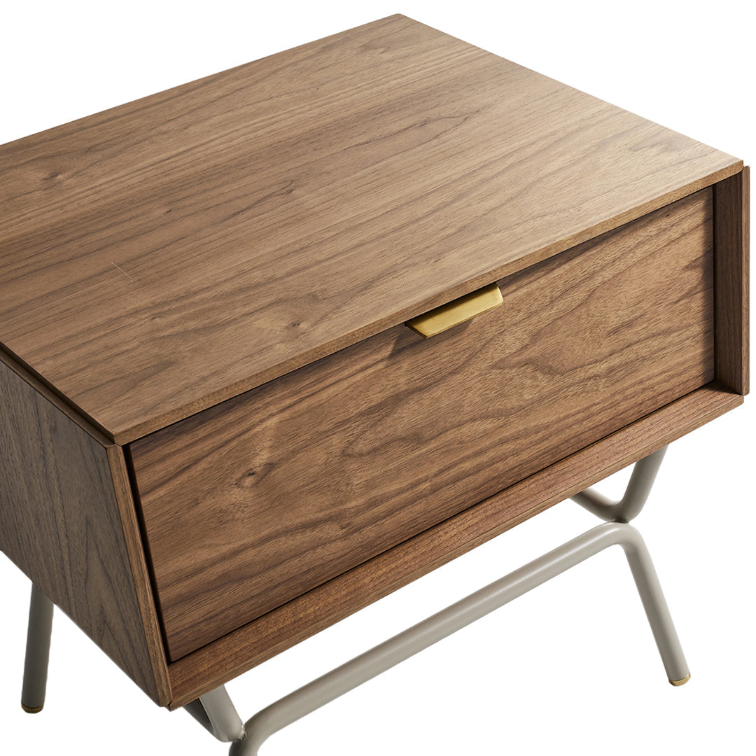 Modern Blu Dot Dang Nightstand - Minimalist Bedside Table with Storage Shelf | Perfect for Small Spaces, Bedrooms & Apartments