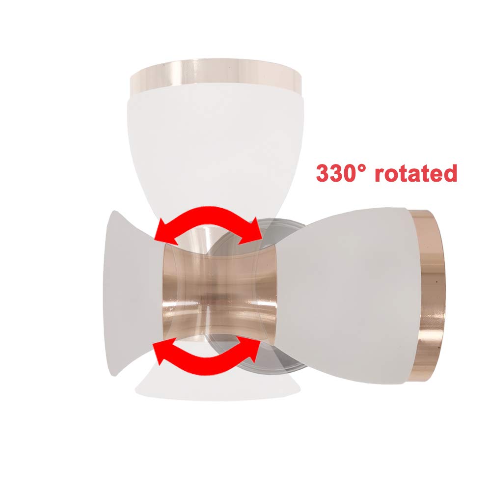 12V DC LED Reading Light - Warm White Wall Sconce for RV, Boat, Yacht, Camper & Trailer (Set of 2) | Perfect for Nighttime Reading & Cozy Interior Lighting