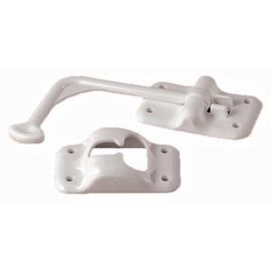 RV Designer Collection E250 White Plastic 90 Degree Entry Door Holder - Pack of 12 - Perfect for RV, Camper, and Trailer Door Security & Convenience