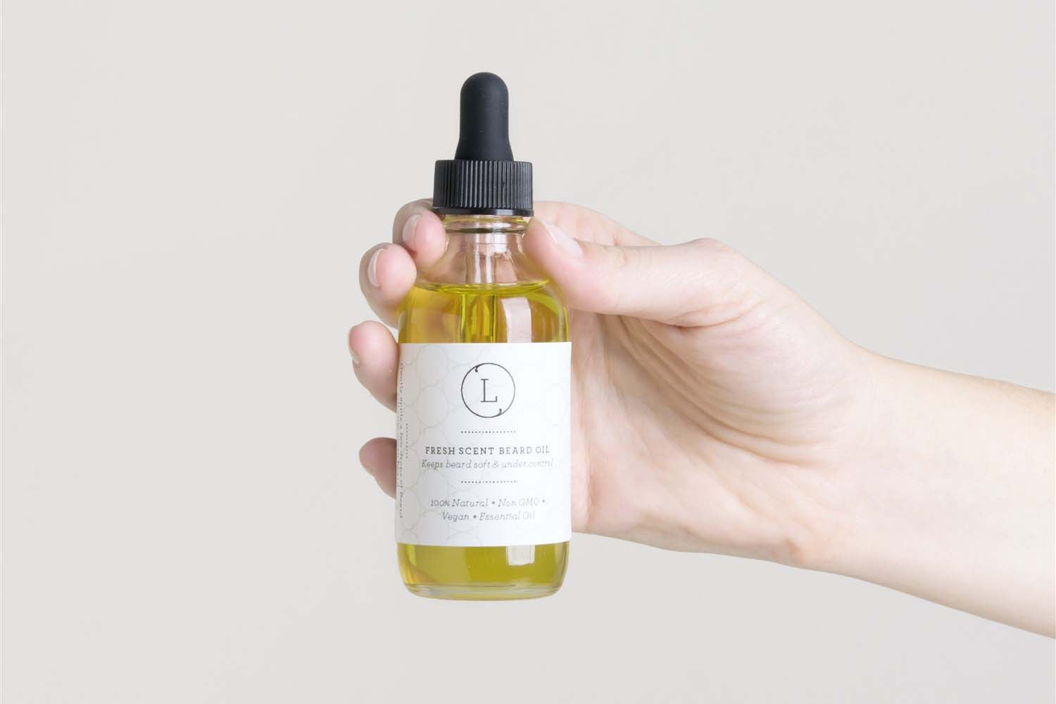 Natural Handmade Beard Oil for Men - Organic Beard Softener & Moisturizer with Argan & Jojoba Oil - Best Beard Care for Growth, Itch Relief & Conditioning - Perfect for Daily Grooming & Styling