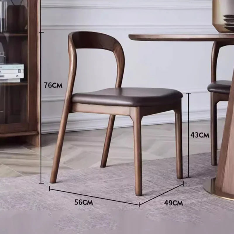 Stylish Modern Italian Dining Chairs - Elegant Home Restaurant Furniture for Kitchen, Dining Room & Cafe Decor
