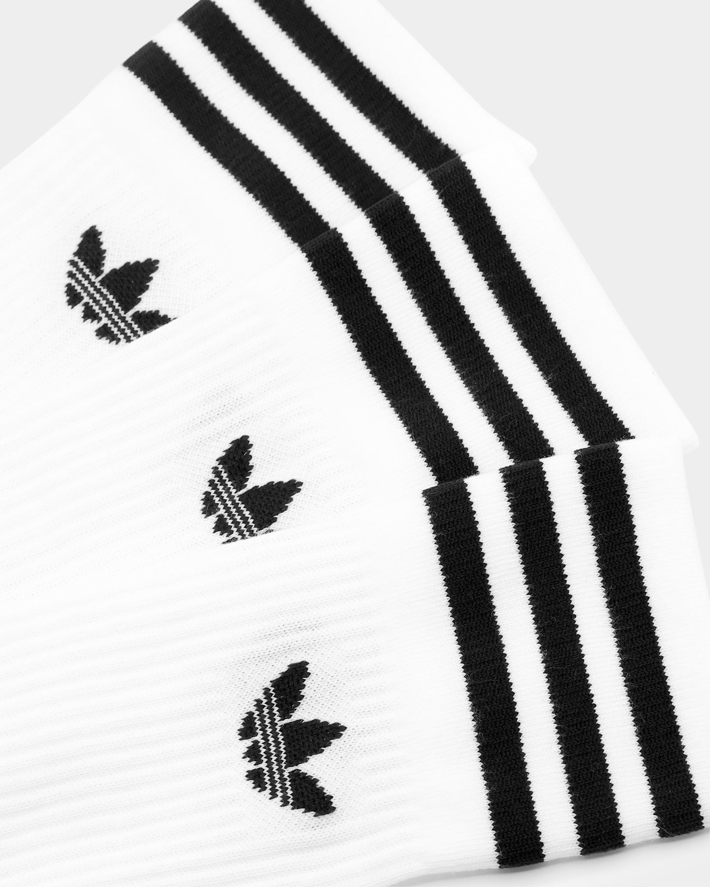 Adidas Solid Crew Socks 3-Pack - White & Black Athletic Socks for Men & Women - Perfect for Running, Gym & Everyday Wear