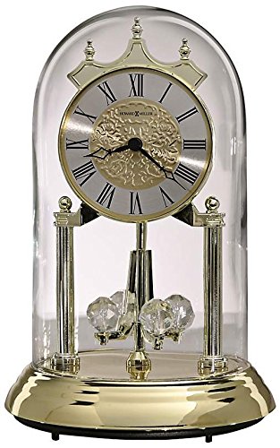 Howard Miller Brass Glass Dome Rotating Crystals Christine 9