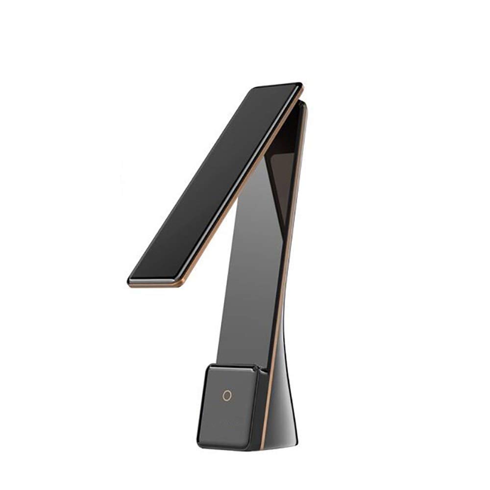 WAJklj LED Desk Lamp with Touch Sensor - Foldable USB Rechargeable Reading Light for Office, Study, Bedroom - Portable Night Light for Desk, Bedside & Travel (Color: A)