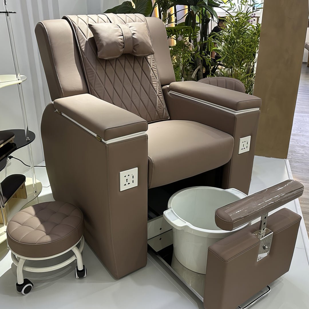 Bella Advanced Massage Pedicure Chair - No Plumbing Required | Professional Salon & Spa Equipment for Relaxing Foot Care & Nail Services
