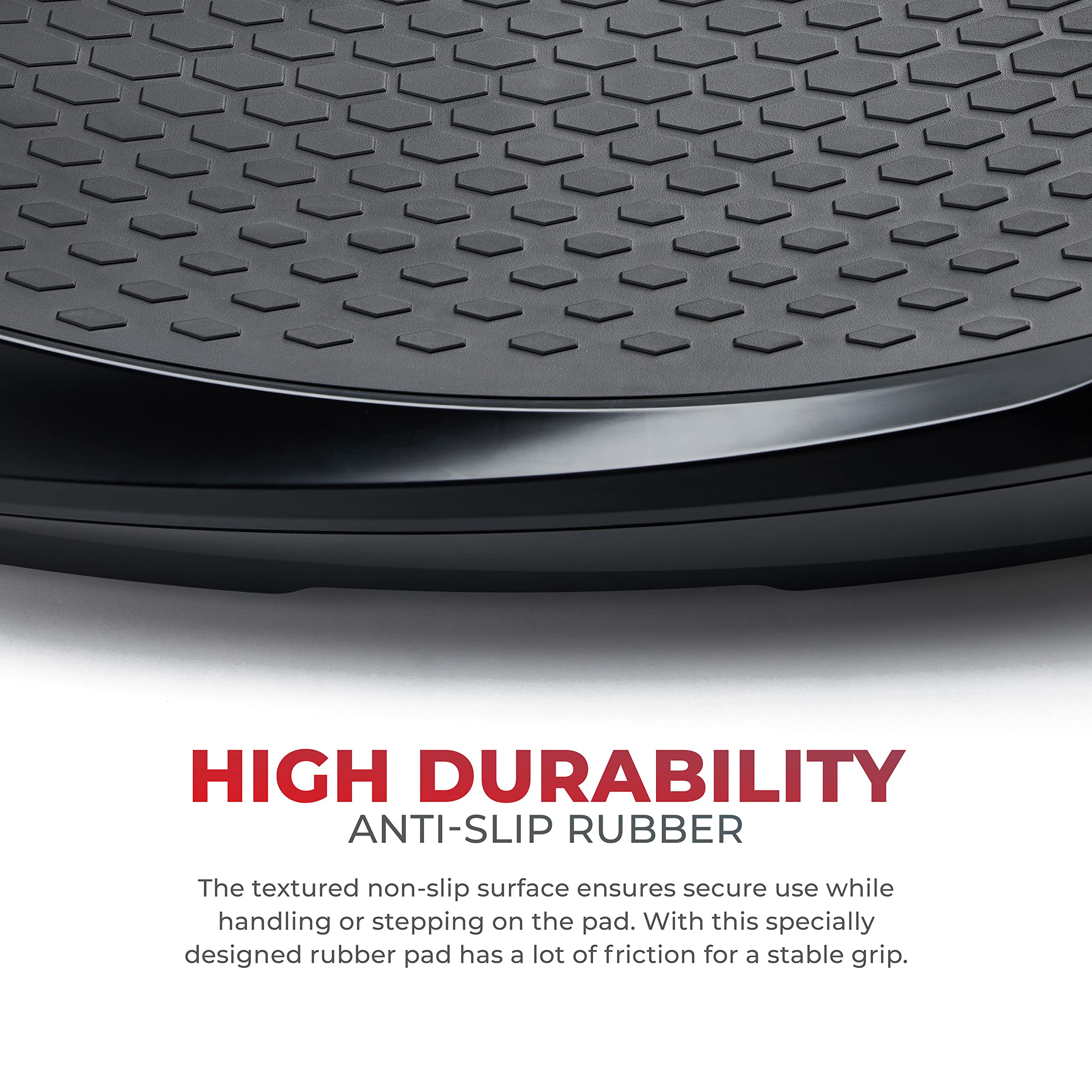 Sunny Health & Fitness Vibration Plate Exercise Machine - Full Body Workout Platform with 10 Speed Levels & 5 Modes for Lymphatic Drainage, Weight Loss & Muscle Toning | Home Gym Equipment for Stress Relief & Fitness Training