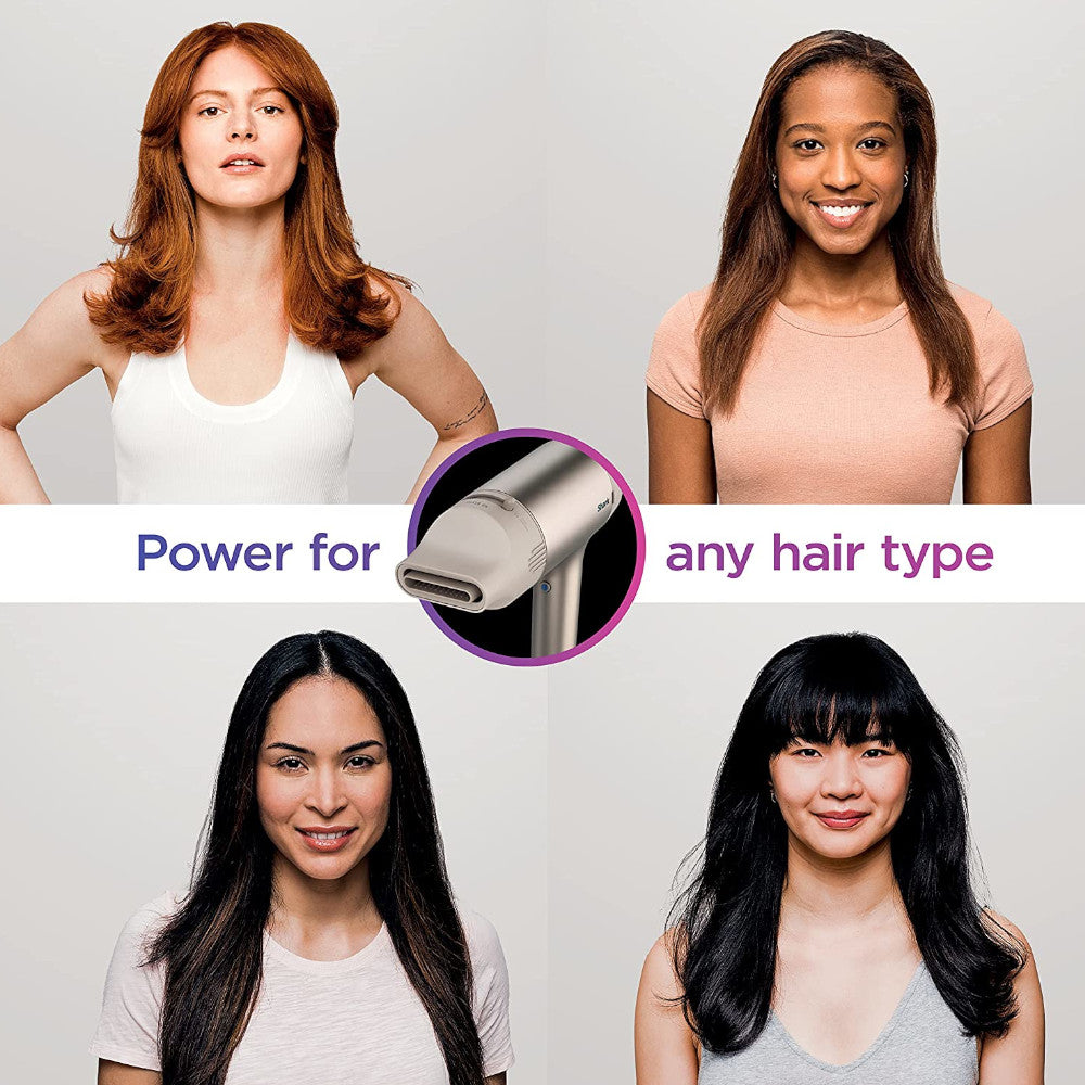 SHARK HyperAIR Fast Drying Hair Dryer with IQ 2-in-1 Concentrator - Professional Blow Dryer for Salon-Quality Results at Home - Perfect for Daily Styling & Quick Drying - HD102C