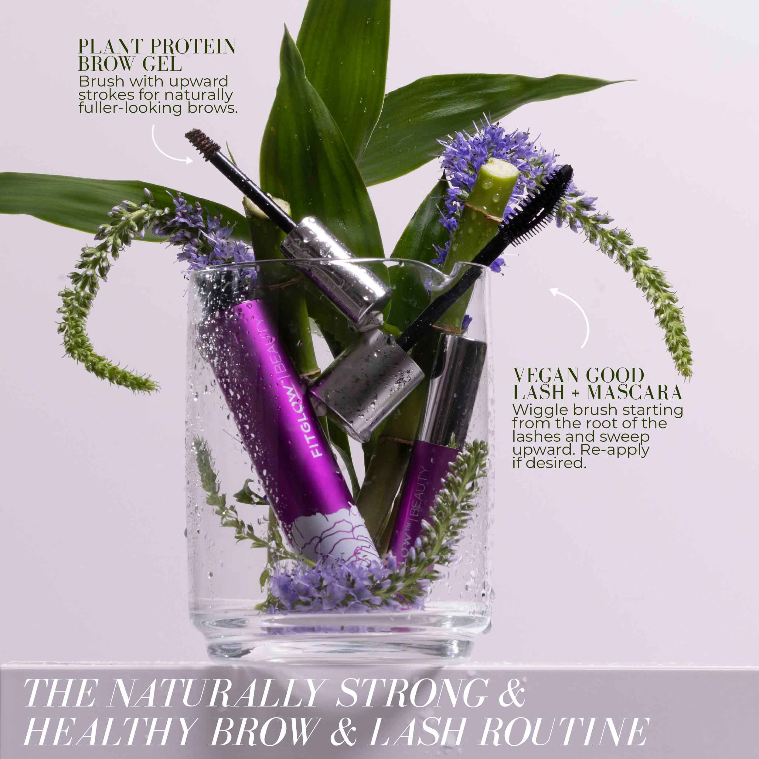 Natural Protein Plant Brow Gel for Thicker, Fuller Eyebrows - Vegan & Cruelty-Free Brow Styler for Everyday Use