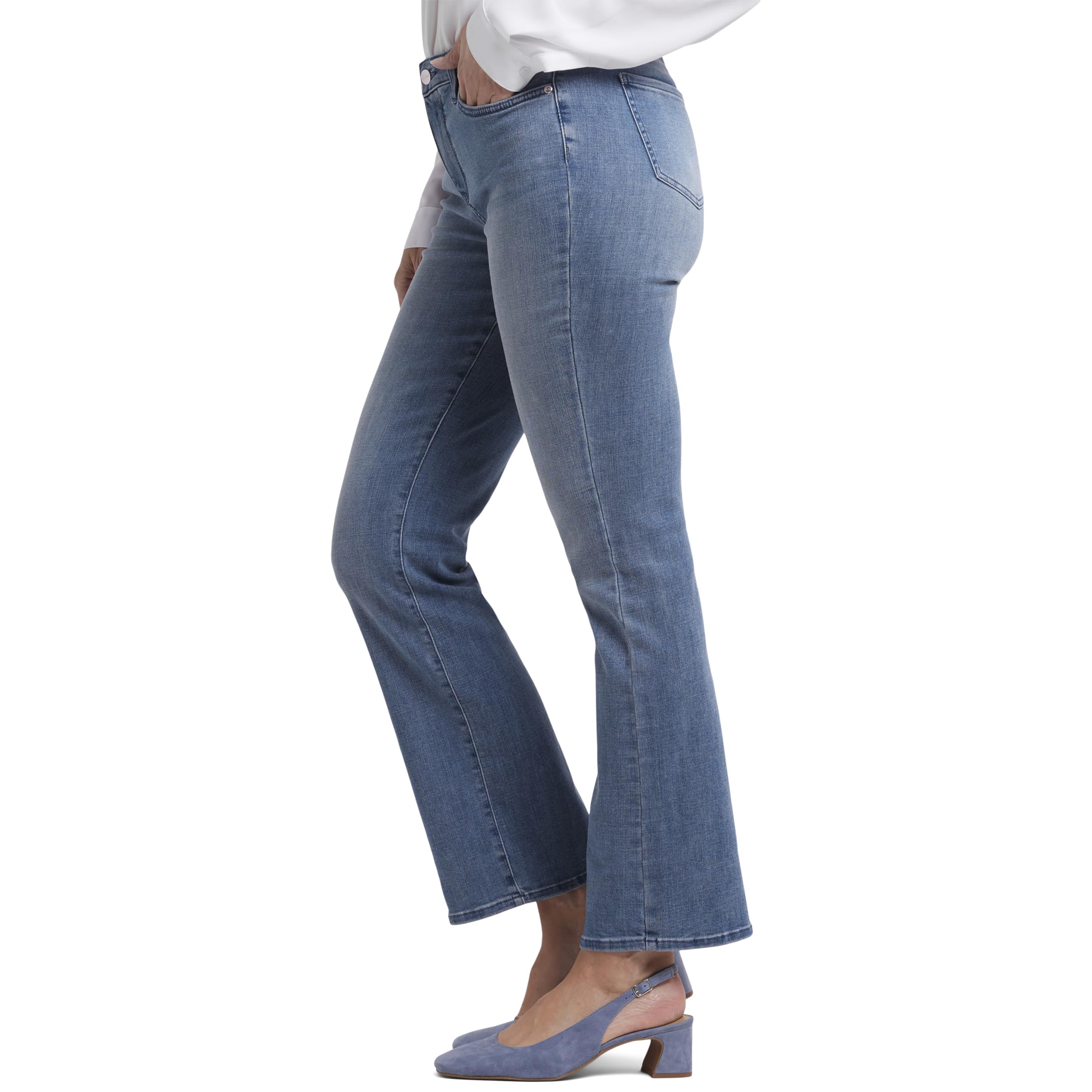 NYDJ Women's Barbara Bootcut Fit Denim Jeans - Comfortable Stretch Bootcut Jeans for Women, Classic Mid Rise, Flattering Fit - Perfect for Work, Casual Outings & Everyday Wear