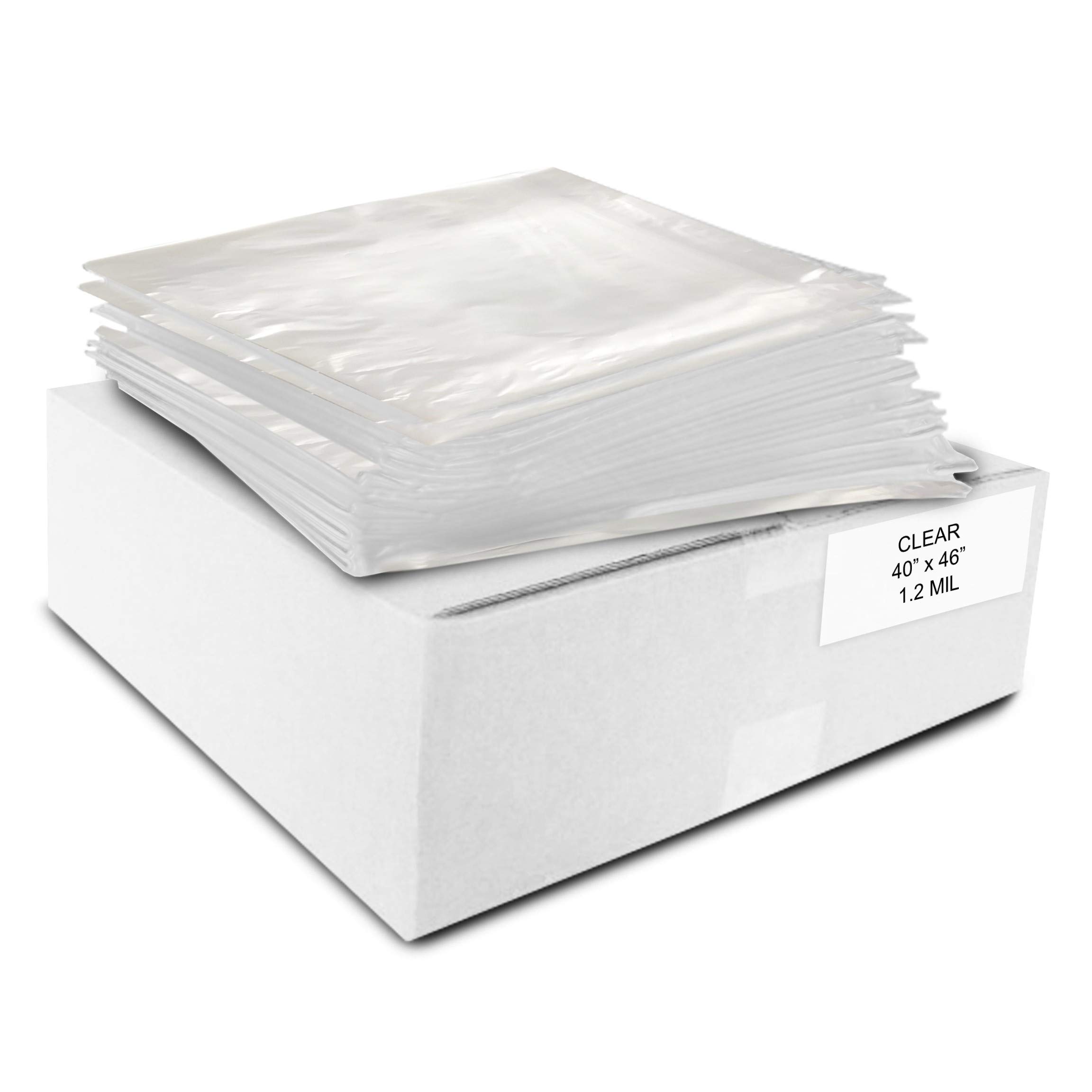 40-45 Gallon Clear Trash Bags (100 Count) - 40