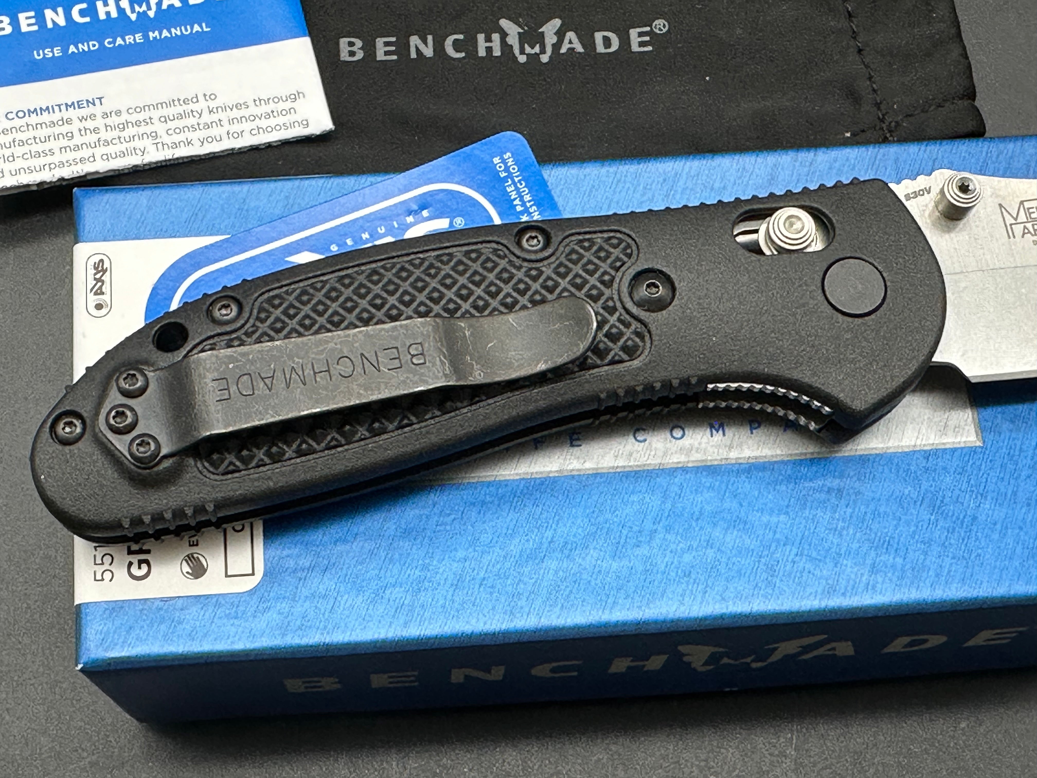 Benchmade Griptilian Folding Knife - 3.45