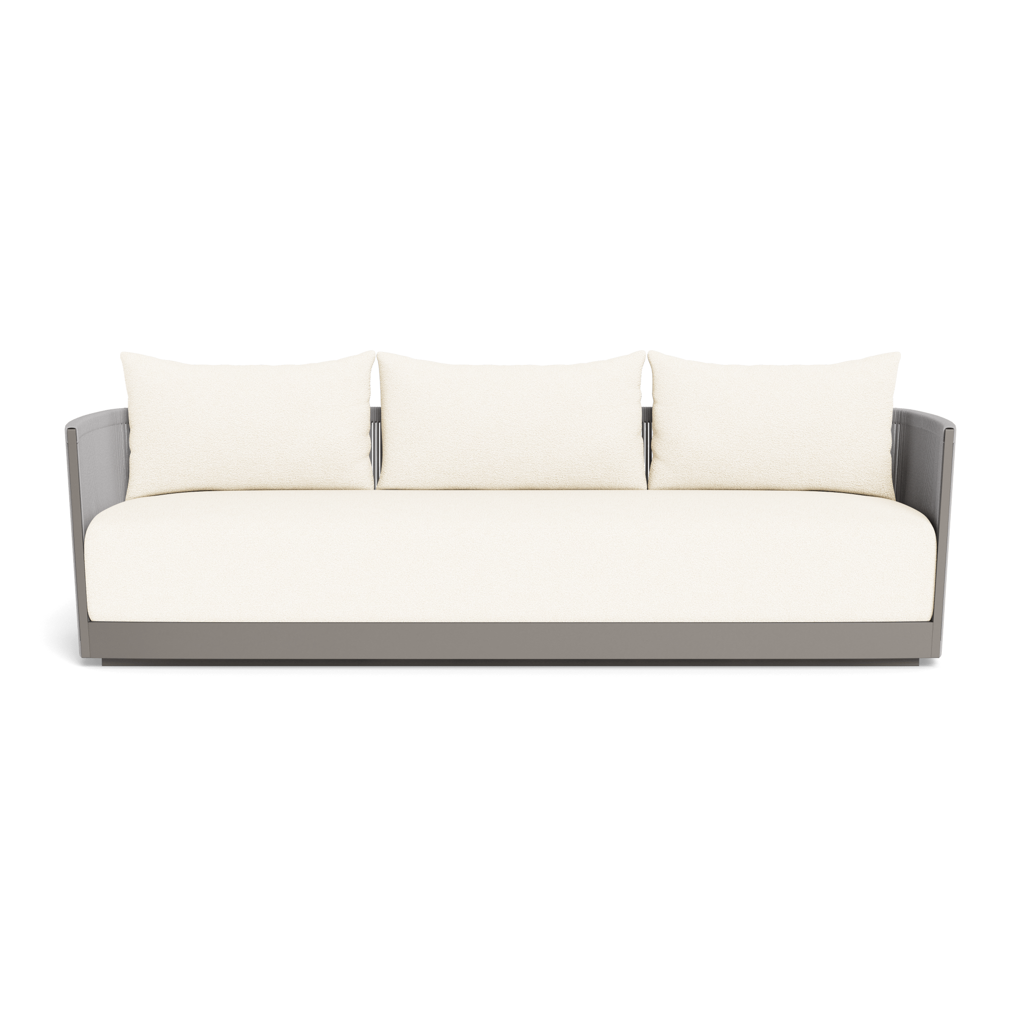 Antigua 3-Seat Sofa - Modern Fabric Living Room Couch for Small Spaces, Home & Office Use - Perfect for Lounging, Entertaining, and Relaxing