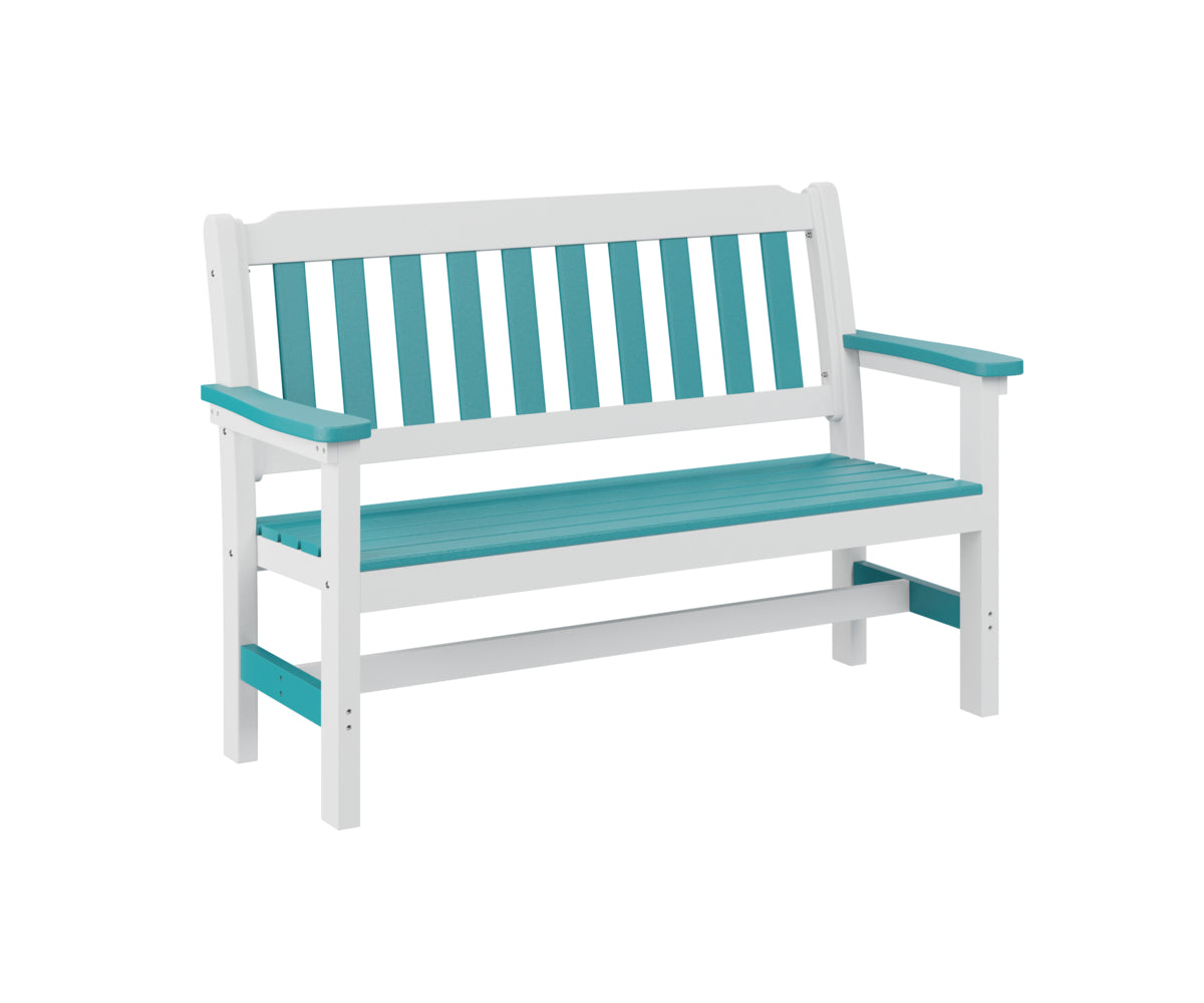 Berlin Gardens Outdoor Garden Bench - Heavy Duty Weather-Resistant Wooden Bench for Patio, Backyard, and Garden Seating - Perfect for Relaxing and Entertaining Guests