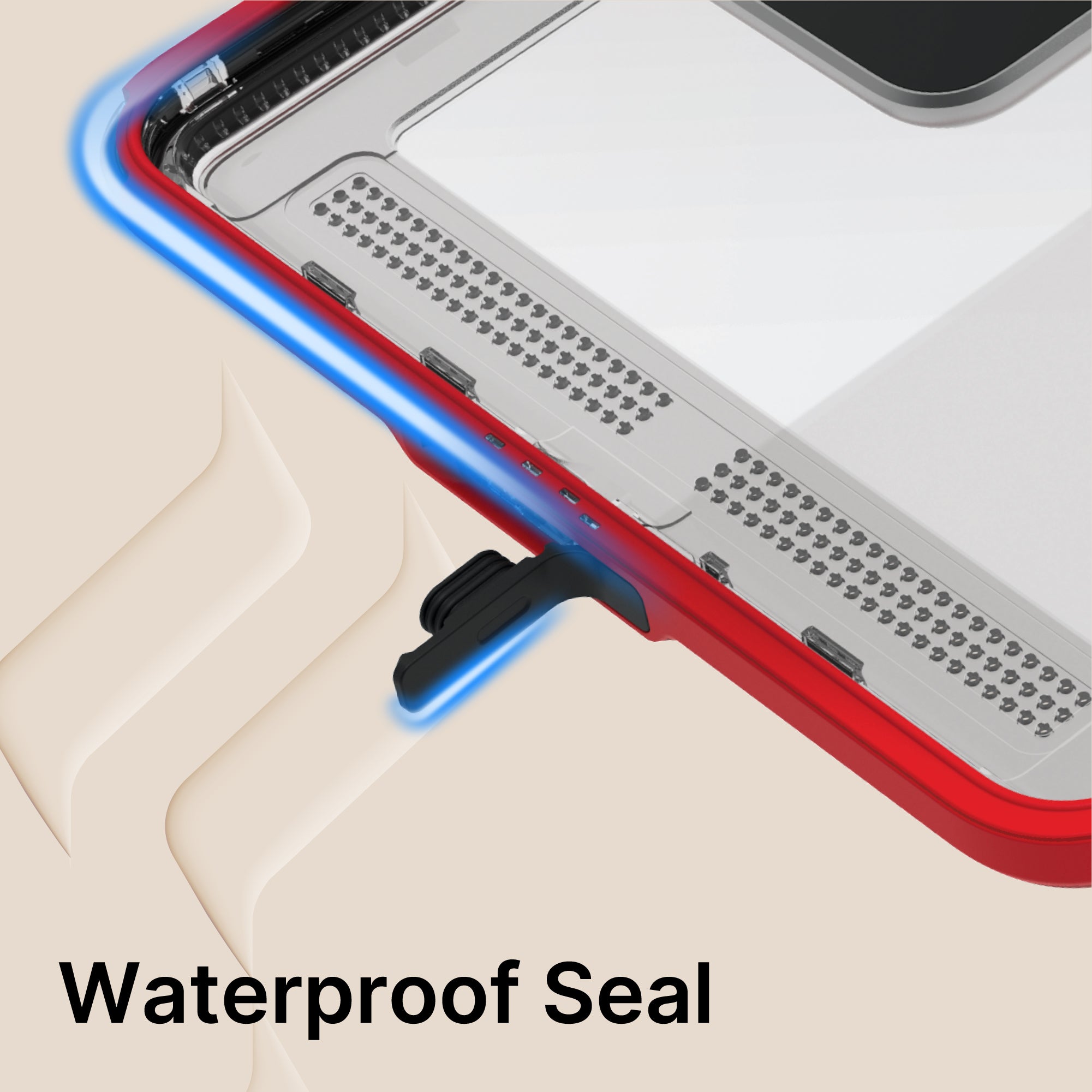 Waterproof Case for iPad 10.2 Inch (9th/8th/7th Generation) - Shockproof & Dustproof Protective Cover for Swimming, Beach, Outdoor Activities