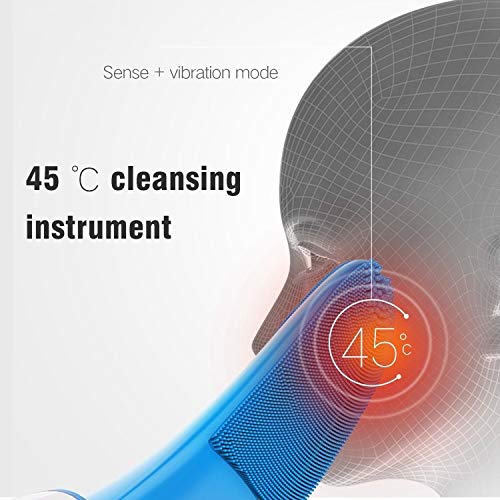 Rechargeable Electric Silicone Facial Cleansing Brush for Deep Pore Cleansing - Perfect for Daily Skincare Routine & Travel