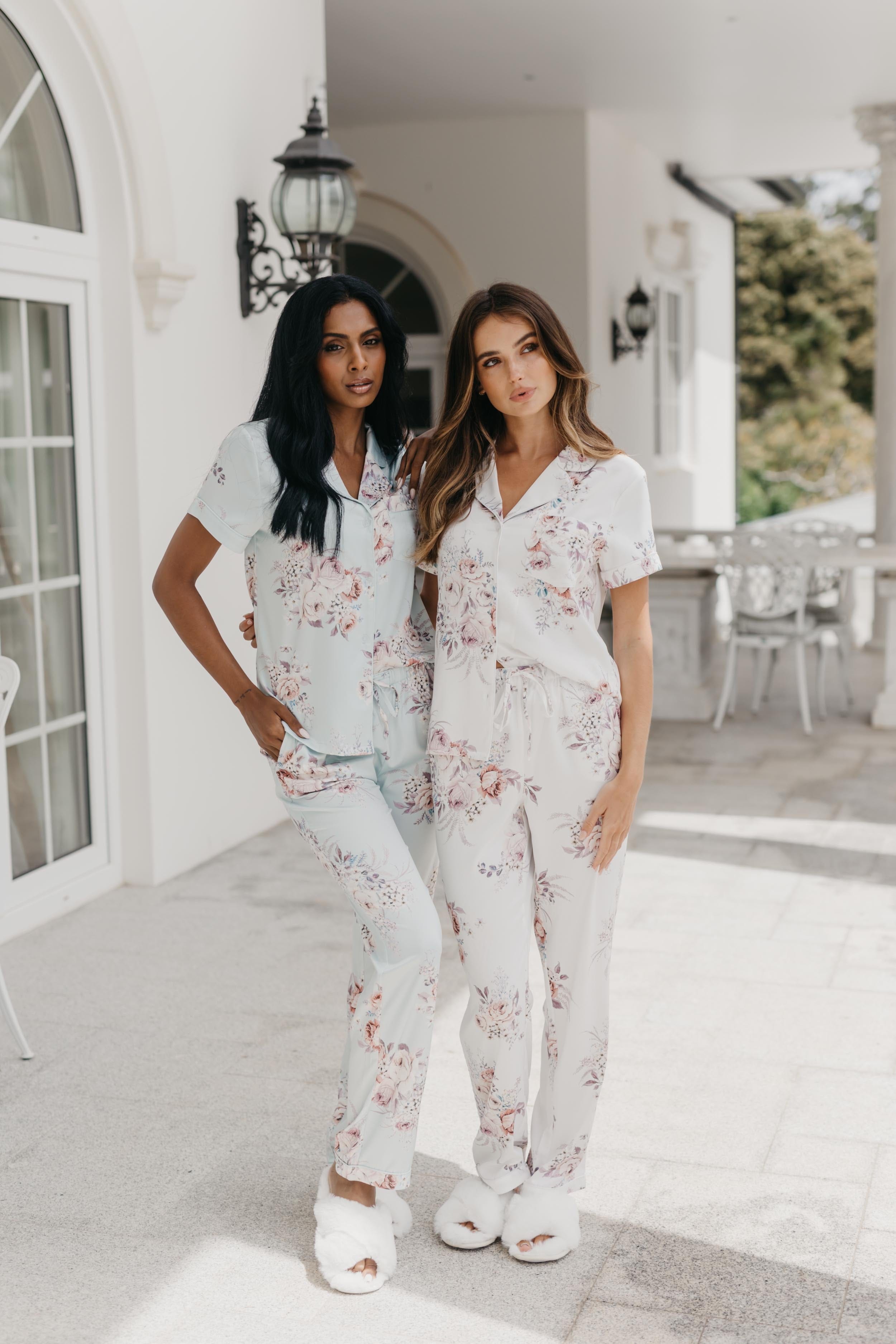 Gabriella Rose Mist Pajama Set for Women - Soft & Comfortable Sleepwear - Perfect for Nighttime Relaxation & Lounging