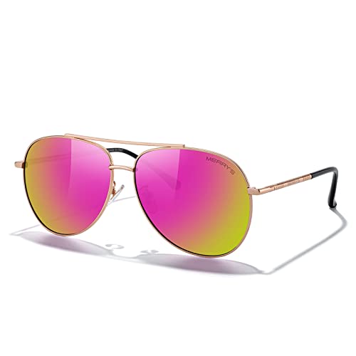 Rose Gold Frame/Rose Red Mirror Lens