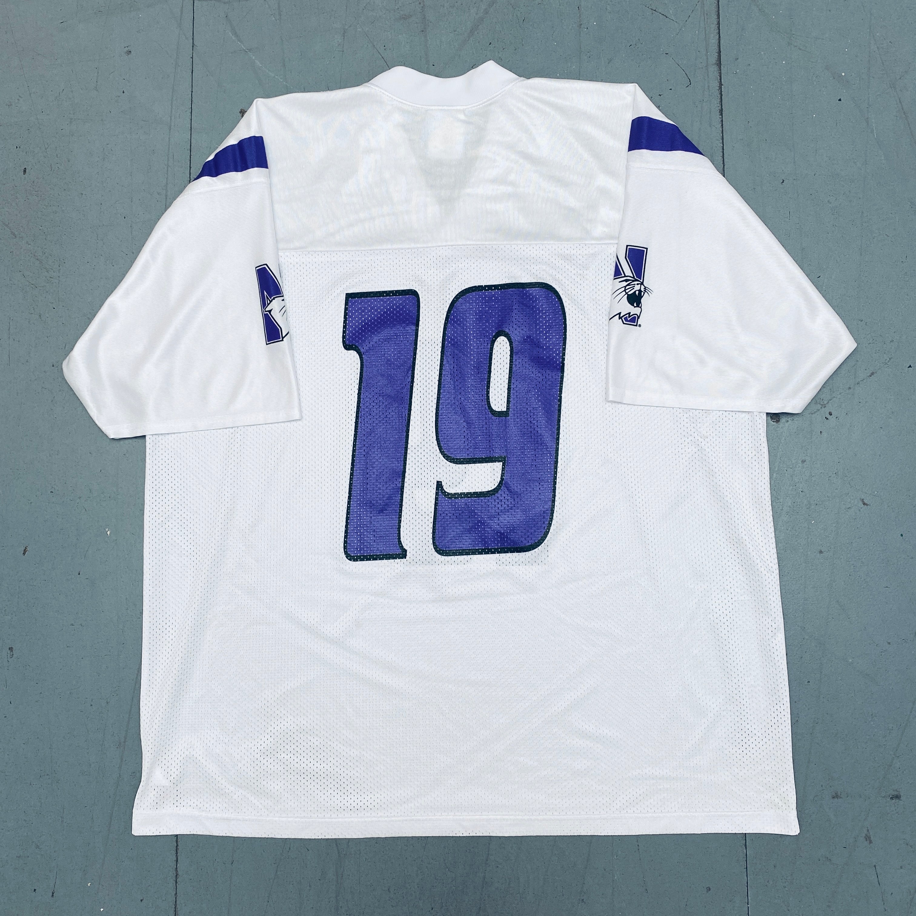 Official Northwestern Wildcats #19 Adidas Jersey - XXL Size for Men | Authentic College Football Fan Gear for Game Day & Tailgating