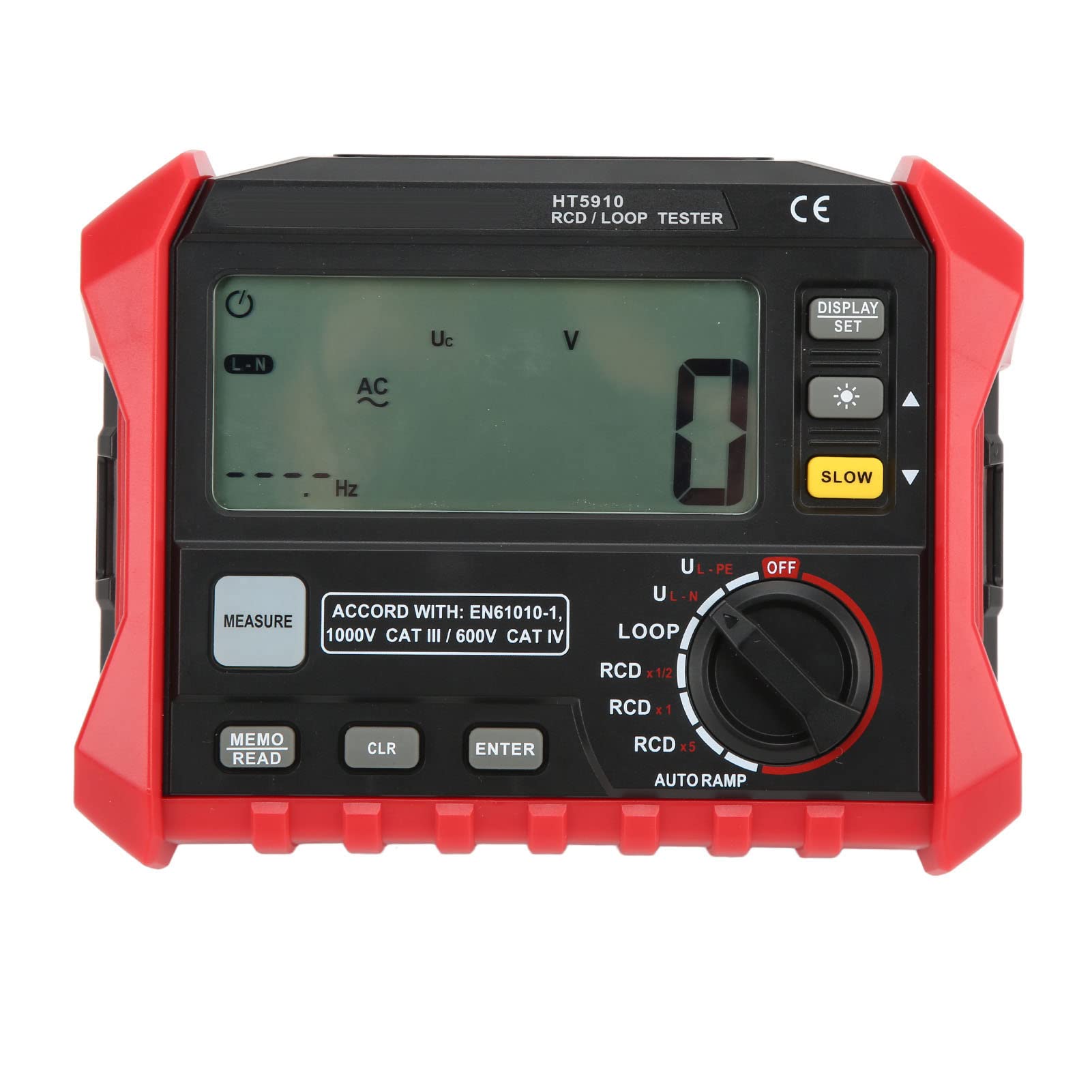 Digital Insulation Resistance Tester - Auto Ranging 0V-440V Loop Resistance Meter for Circuit Testing | Perfect for Electricians, HVAC Technicians & Industrial Maintenance