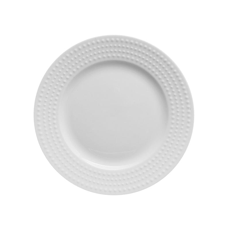 Nellie Set of 6 Appetizer Plates - Elegant Small Serving Dishes for Cheese, Desserts & Hors d'oeuvres - Perfect for Dinner Parties, Weddings & Entertaining