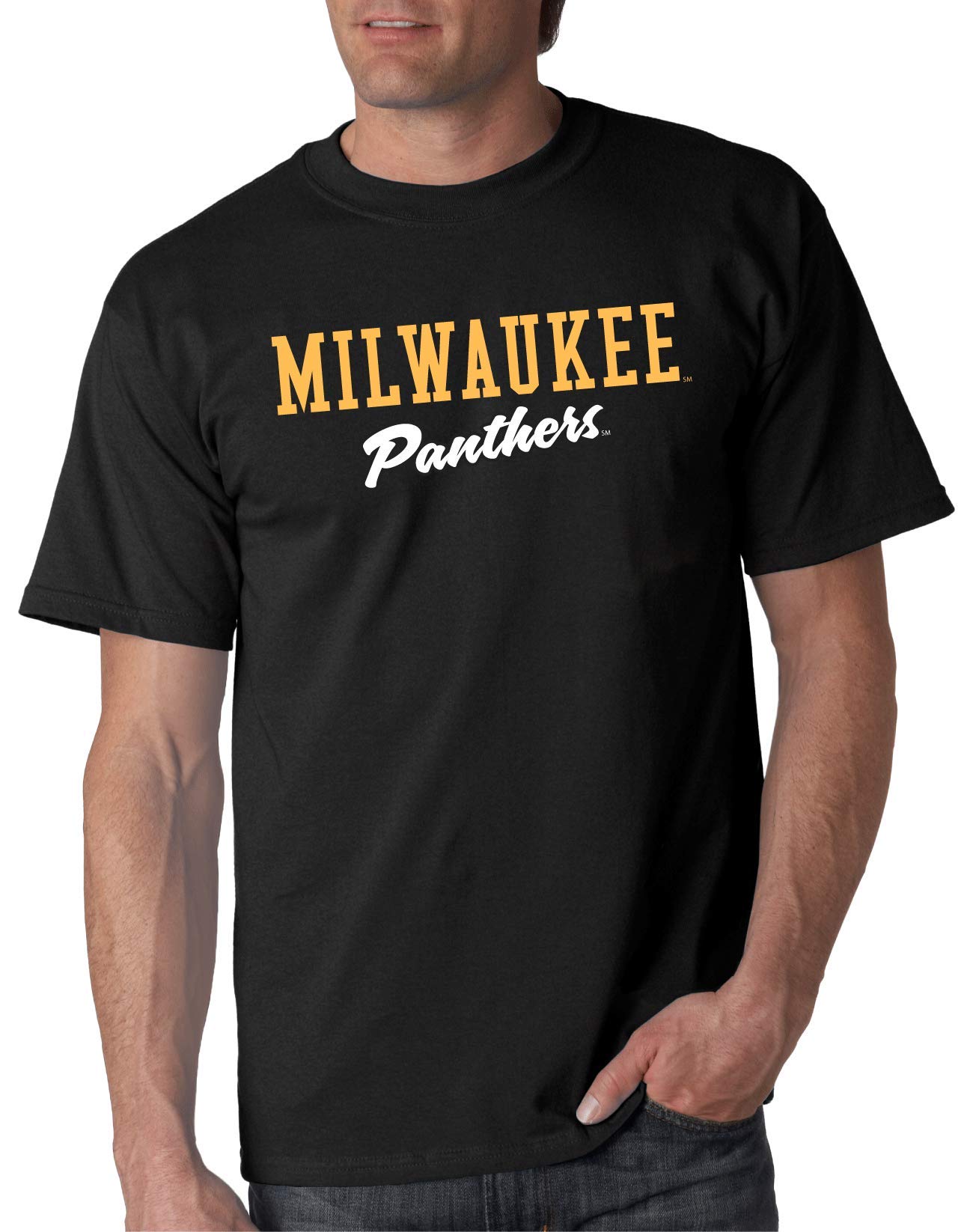 Wisconsin Milwaukee Panthers NCAA Campus Script Unisex T-Shirt - Comfortable Cotton College Fan Apparel for Game Day & Campus Life