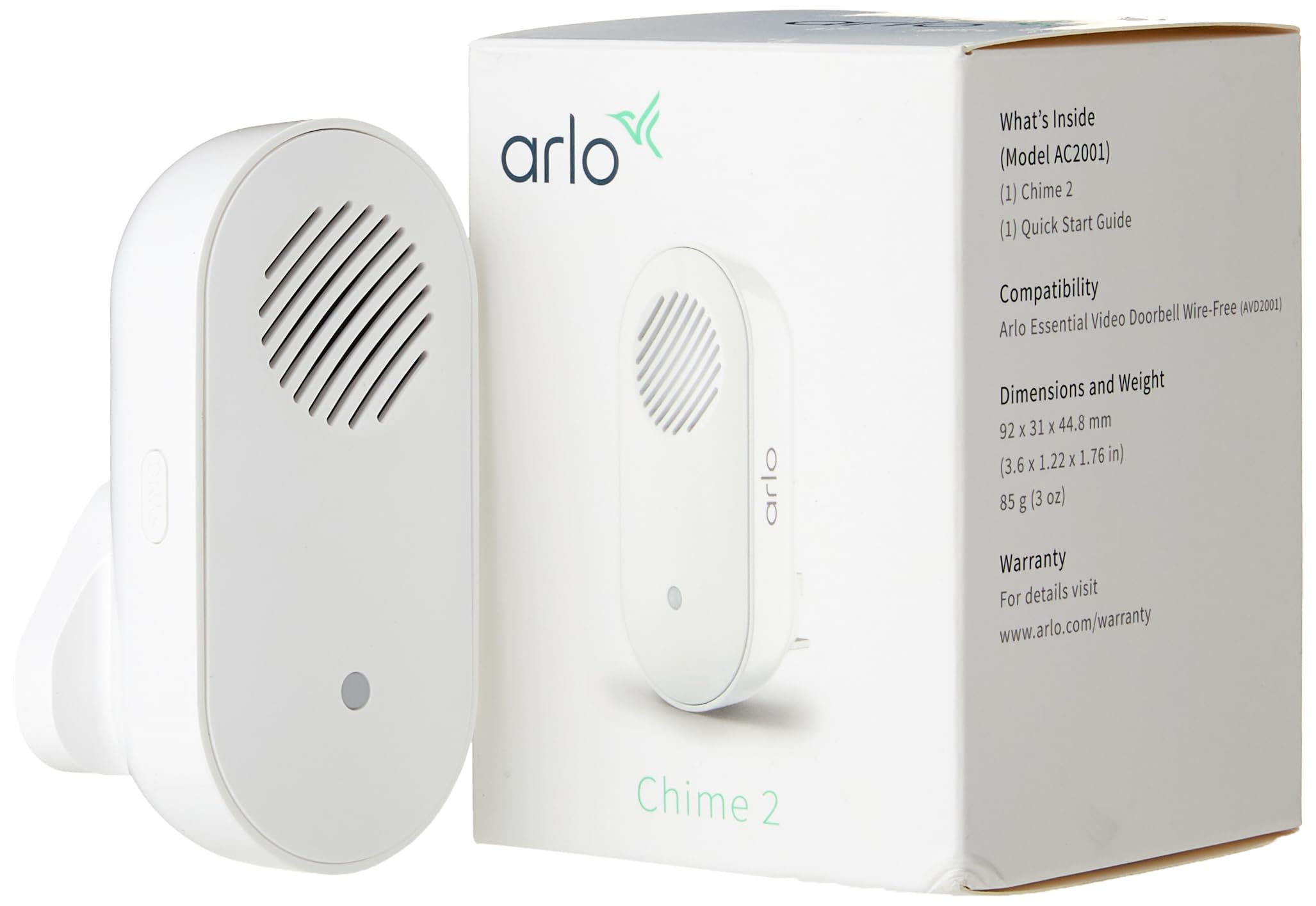 Arlo Ultra 2 Outdoor Security Camera - 4K Wireless Home CCTV System with 6-Month Battery Life | Includes Chime 2, Smart Alerts & Built-in Siren | Weatherproof for Garage, Yard & Front Door Protection