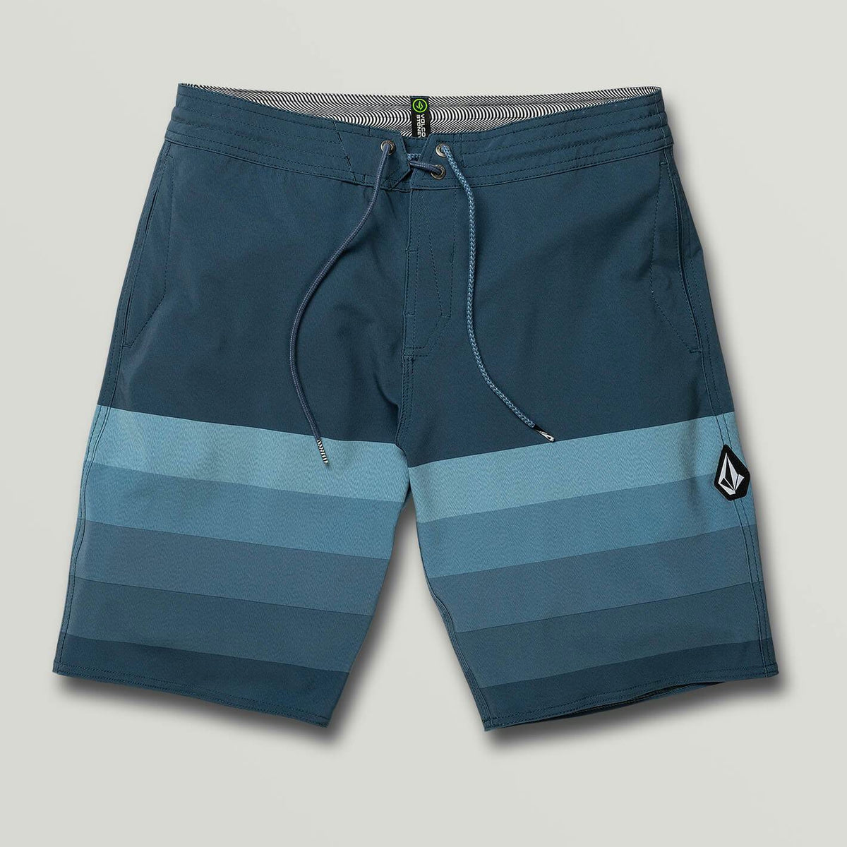 Volcom Quarta Static Stoney Boardshorts for Men - Quick-Dry Swim Trunks with UPF Protection - Perfect for Surfing, Beach Vacations & Water Sports