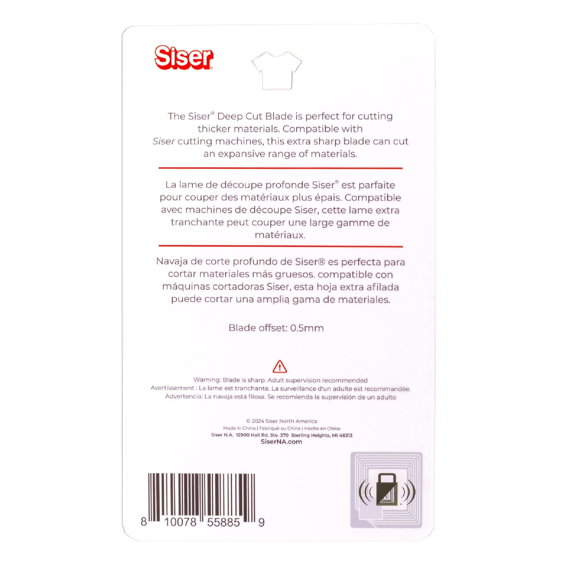 Siser Romeo & Juliet Deep Cut Blade for Vinyl Cutting - Perfect for DIY Crafts, Sign Making, and Heat Transfer Projects