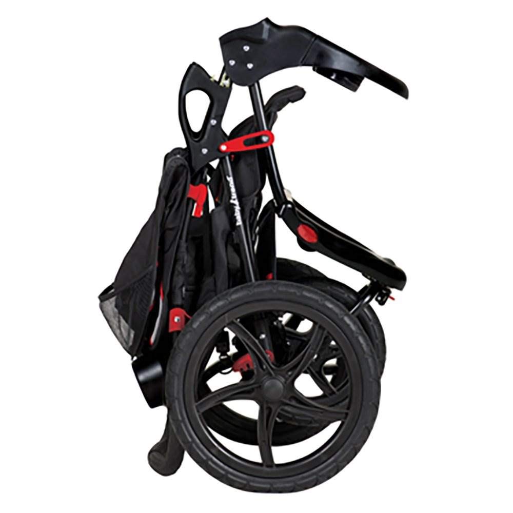 Baby Trend Range Jogger Stroller - Lightweight Compact Folding Stroller with Adjustable Canopy, Millennium | Perfect for Jogging, Shopping & Travel with Your Baby